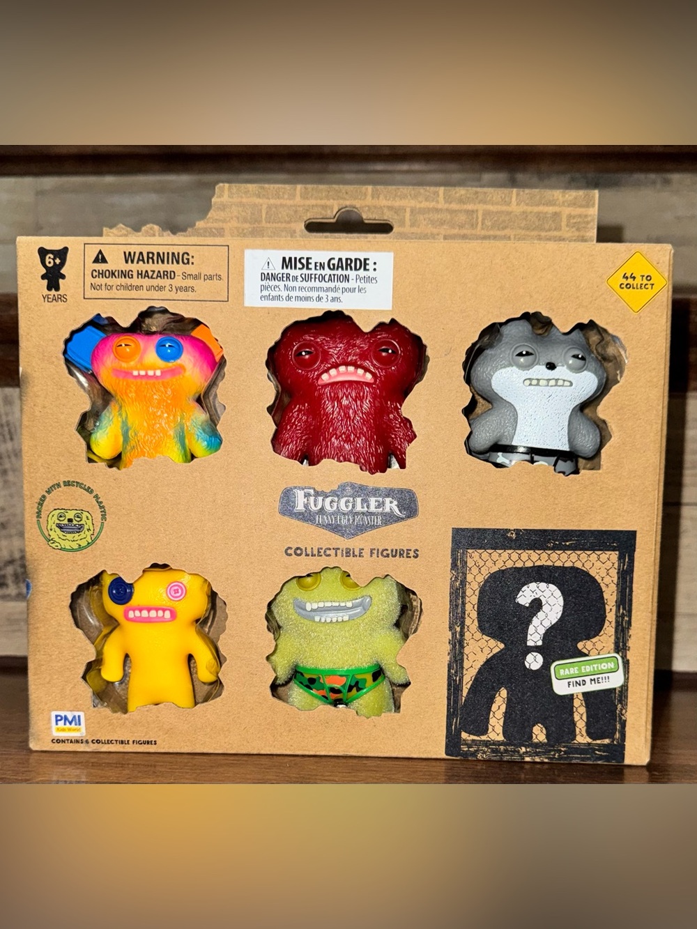 🥰 Fuggler Mini Collectible Figures 6-Pack Deluxe Box Set 1 Mystery Rare Edition